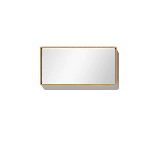 Radius 120cm Mirror in White Oak Veneer
