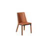 Crawford Dining Chair in Brown Saddle Leather