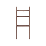 Noah Modern Ladder Shelf in Walnut Veneer- Stylish and Functional