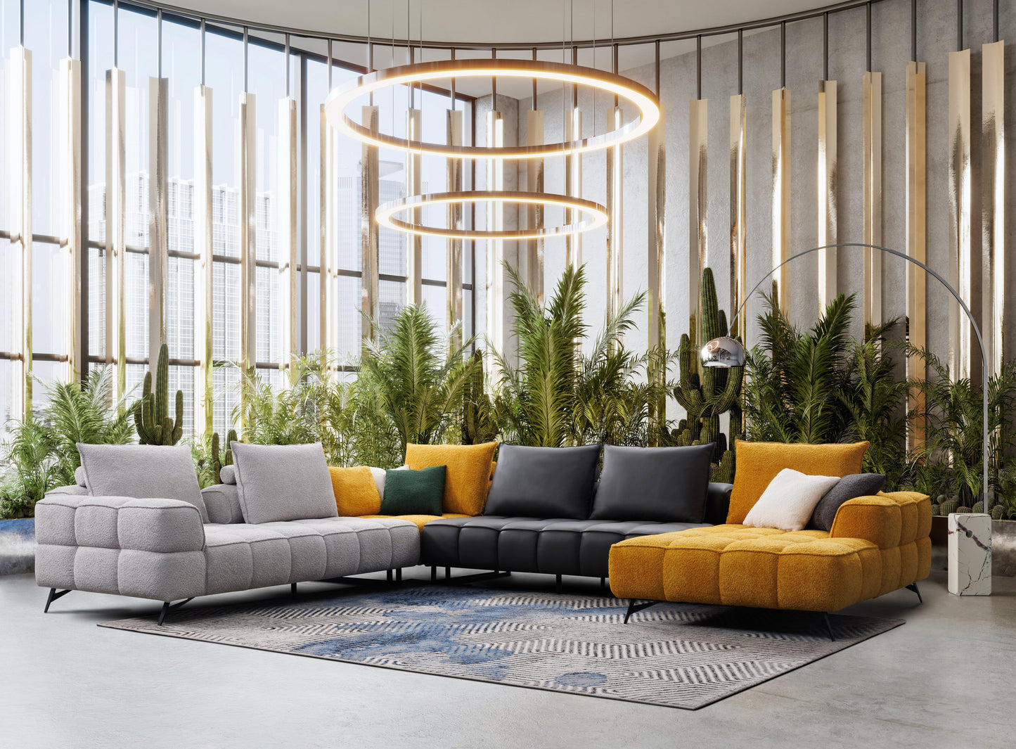 Ingrid Sectional Sofa Set - Custom Order