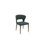 Montreal Dining Chair in Green Fabric