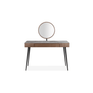 Dublin Grey Ceramic Dresser in Walnut Veneer