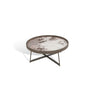 Radius Round Coffee Table (90cm) in Grey Oak Veneer
