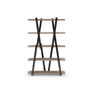 Tilda Shelf Oak Veneer and Stainless Steel