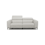 Mondrian 2.5 seater leather recliner sofa - HomesToLife