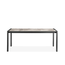 Pearl Grey Ceramic Dining Table - HomesToLife